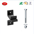 customize hot sale OEM black powder coated metal stainless steel adornment fence mounting bracket,awing bracket